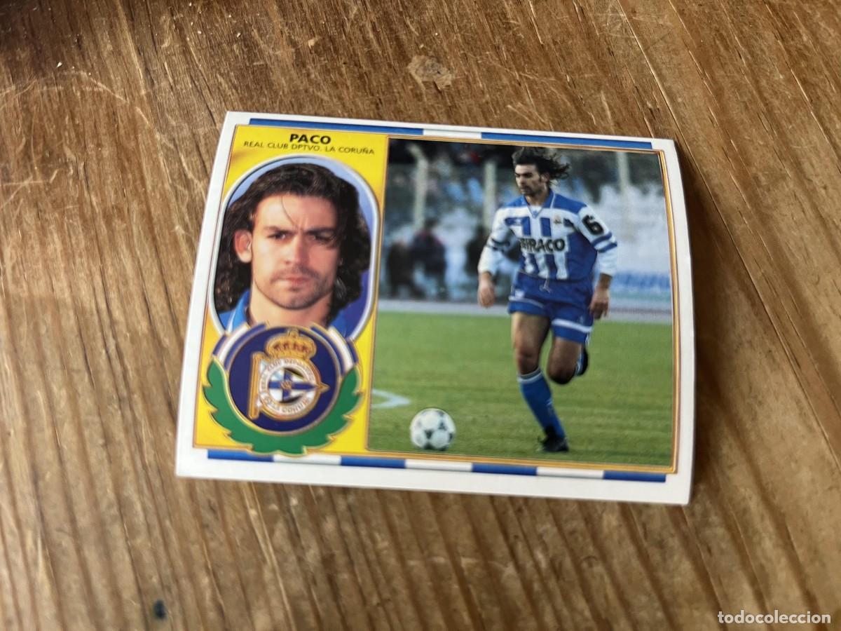 Cromos de f&uacute;tbol: CROMO SIN PEGAR NUNCA PEGADO ALBUM LIGA ESTE 96 97 1996 1997 DEPORTIVO CORU&Ntilde;A PACO