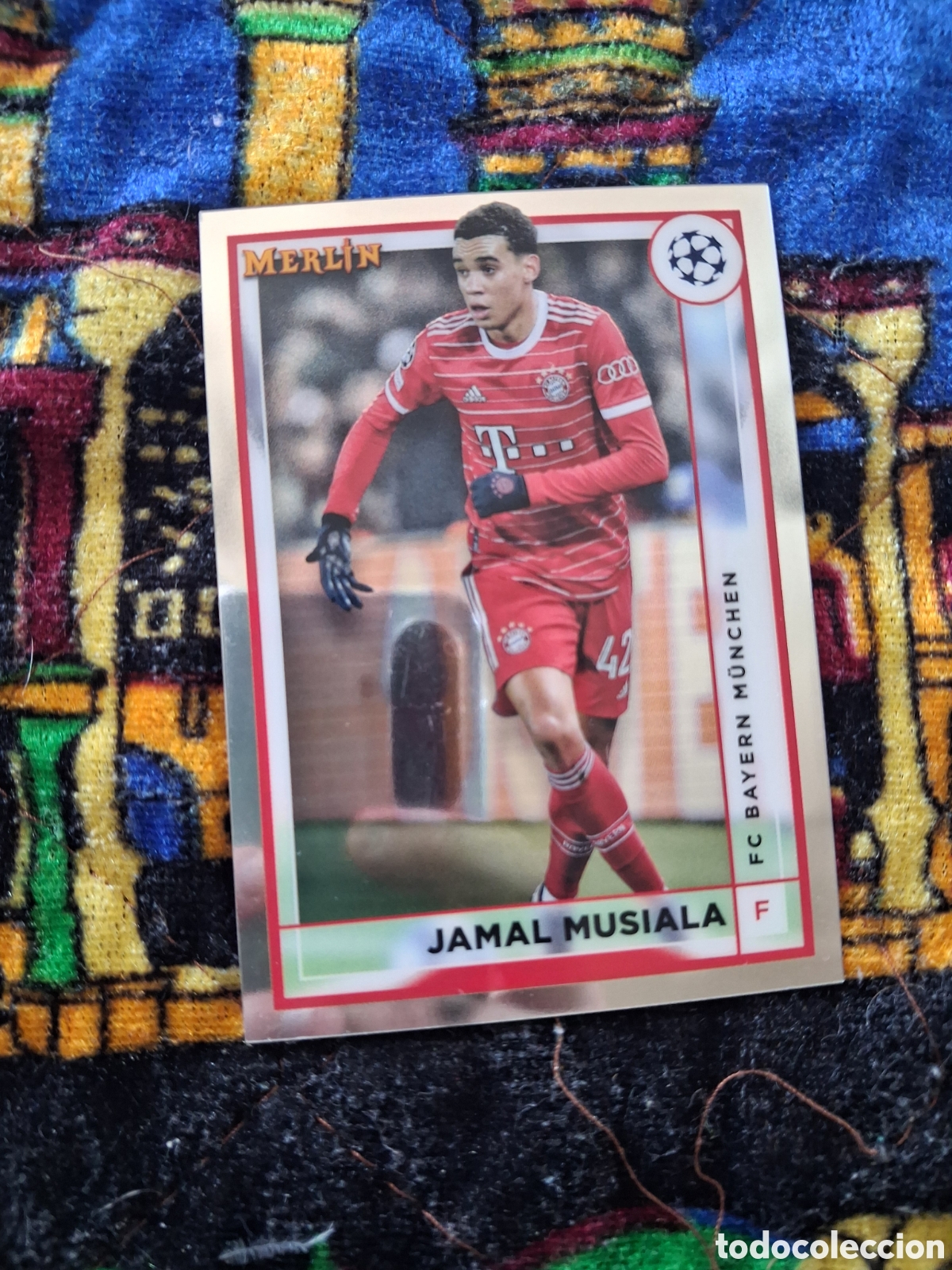 Cromos de f&uacute;tbol: 56 Jamal Musiala - FC Bayern M?nchen - Topps Merlin 22 23 - Topps