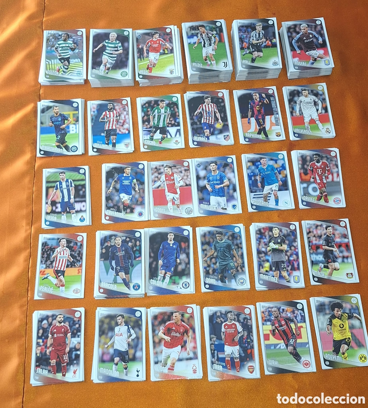 Cromos de f&uacute;tbol: Lote de 450 Cartas F&uacute;tbol Topps Chrome