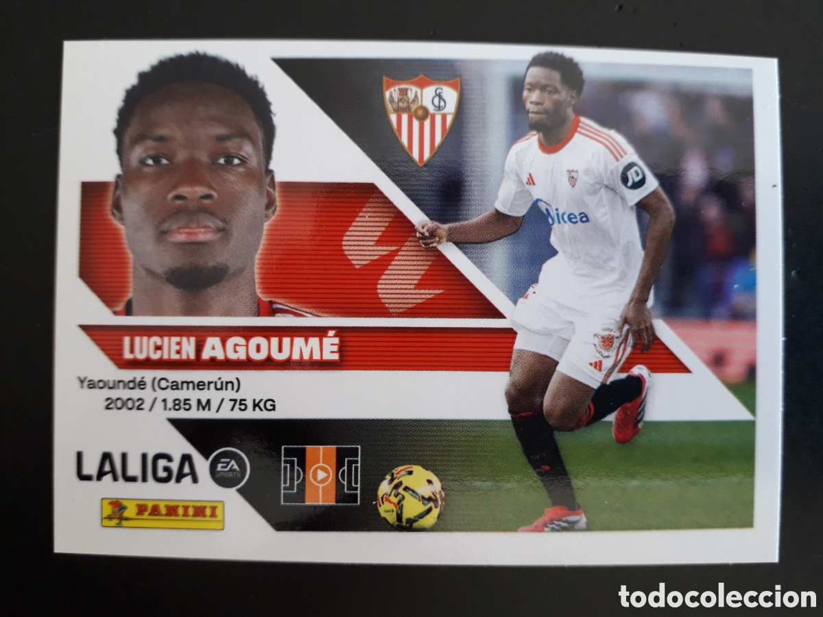 Cromos de f&uacute;tbol: AGOUM&Eacute; SEVILLA N&deg; 12 ED ESTE 2026 2027 26 27 SIN PEGAR PEDIDO M&Iacute;NIMO 3&euro;