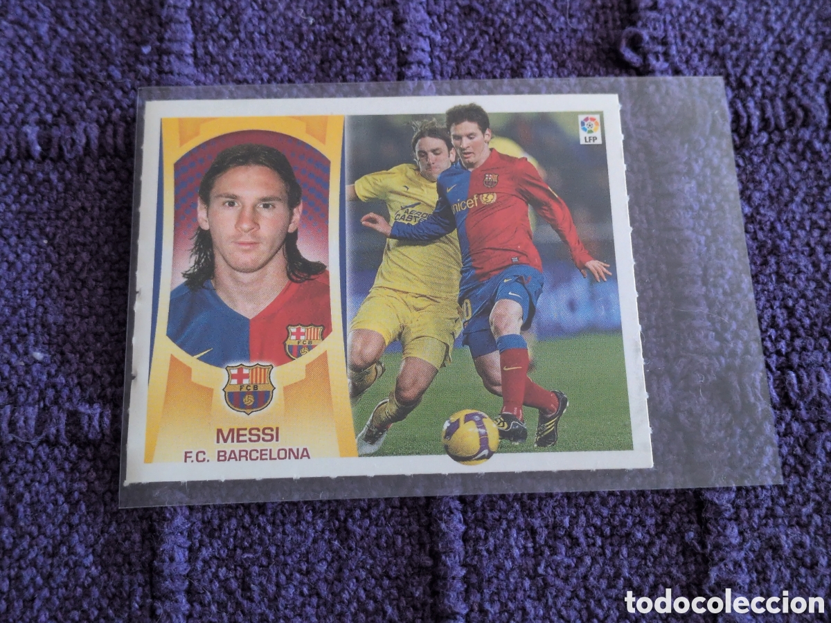 Football Stickers: MESSI FC BARCELONA 15 COLECCIONES ESTE LIGA 2009-10 09-10 09 10 PANINI. NUNCA PEGADO. NUEVO