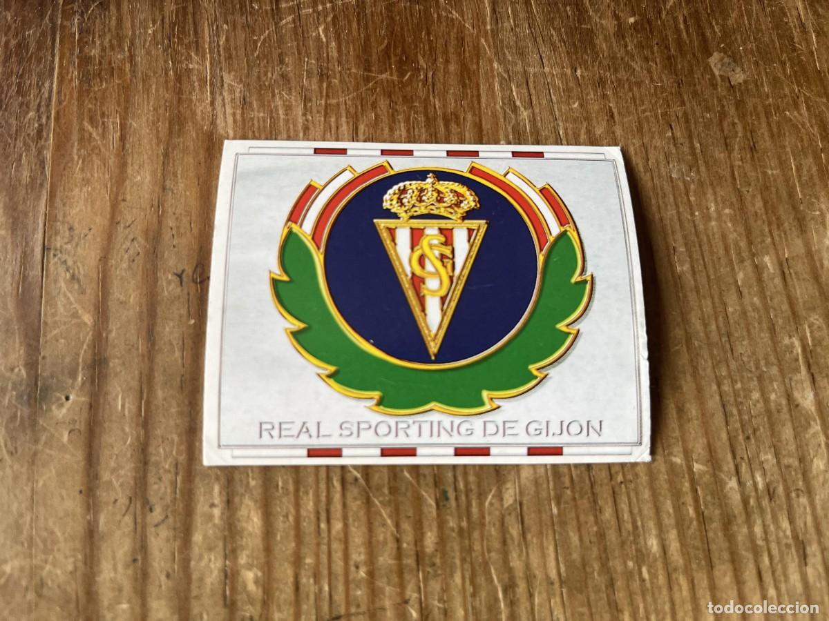 Cromos de f&uacute;tbol: CROMO SIN PEGAR NUNCA PEGADO ALBUM LIGA ESTE 96 97 1996 1997 SPORTING GIJON ESCUDO