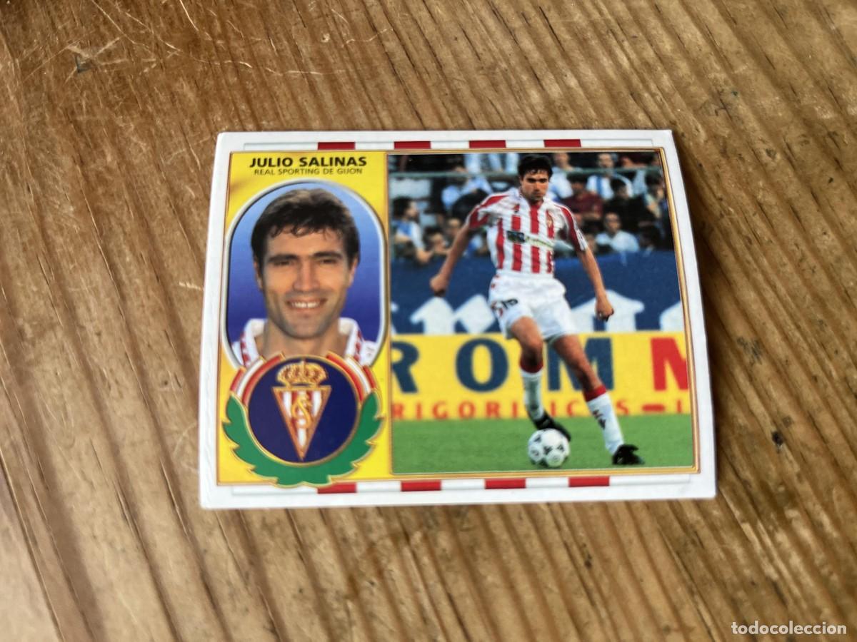 Cromos de f&uacute;tbol: CROMO SIN PEGAR NUNCA PEGADO ALBUM LIGA ESTE 96 97 1996 1997 SPORTING GIJON JULIO SALINAS