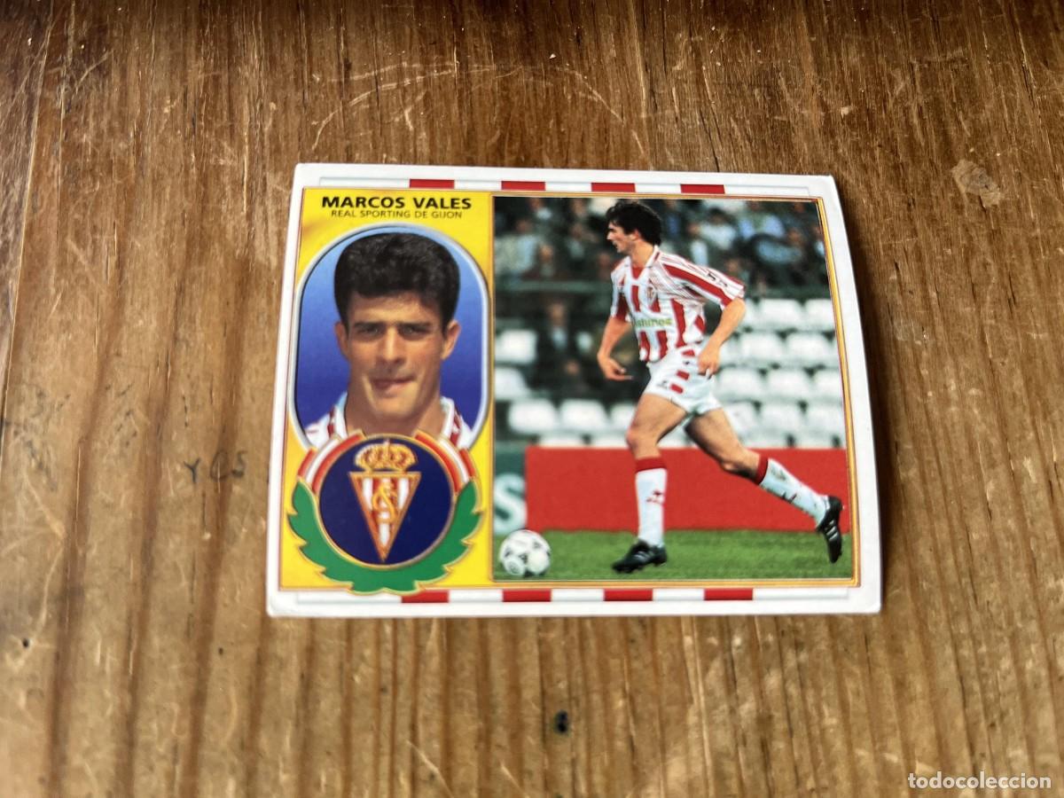 Cromos de f&uacute;tbol: CROMO SIN PEGAR NUNCA PEGADO ALBUM LIGA ESTE 96 97 1996 1997 SPORTING GIJON MARCOS VALES