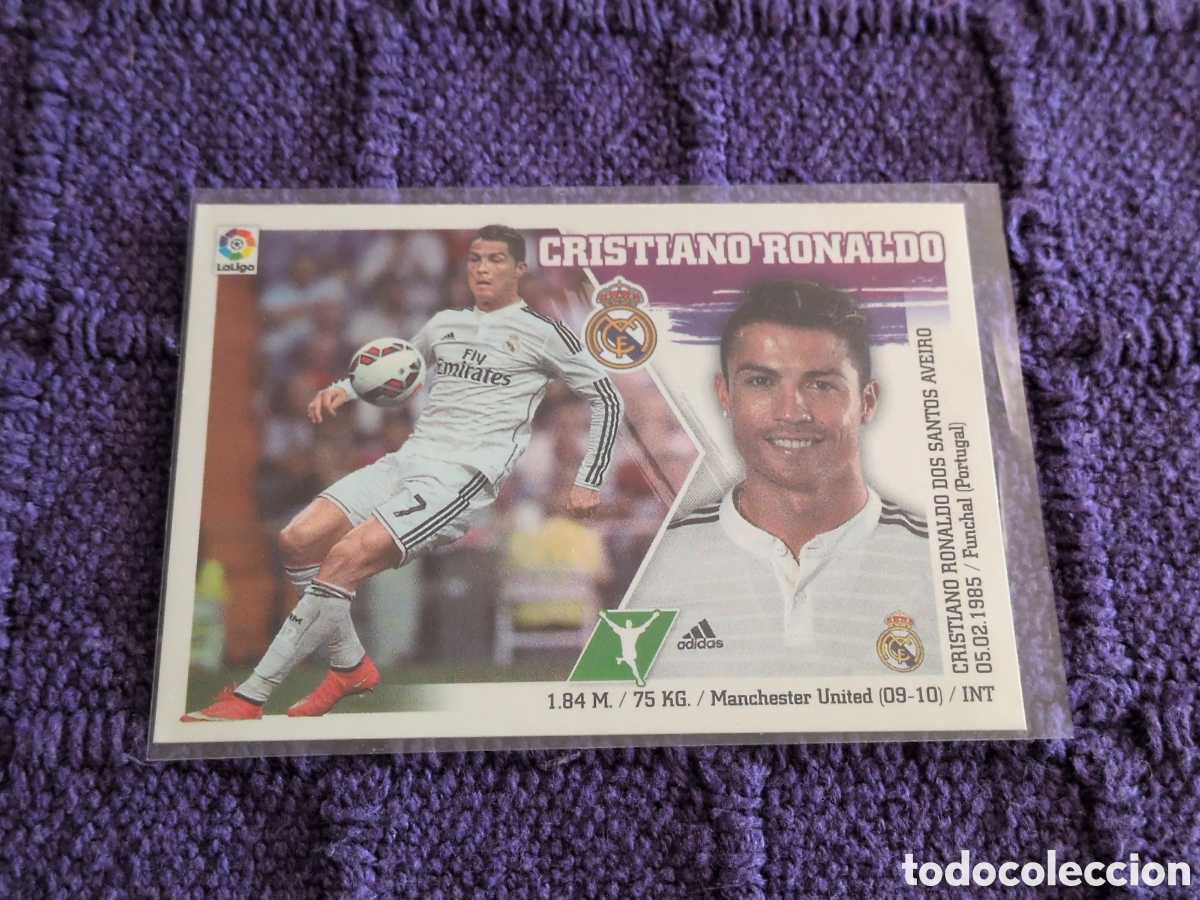 Football Stickers: CRISTIANO RONALDO LIGA ESTE 2015 2016 15 16. NUNCA PEGADO. NUEVO