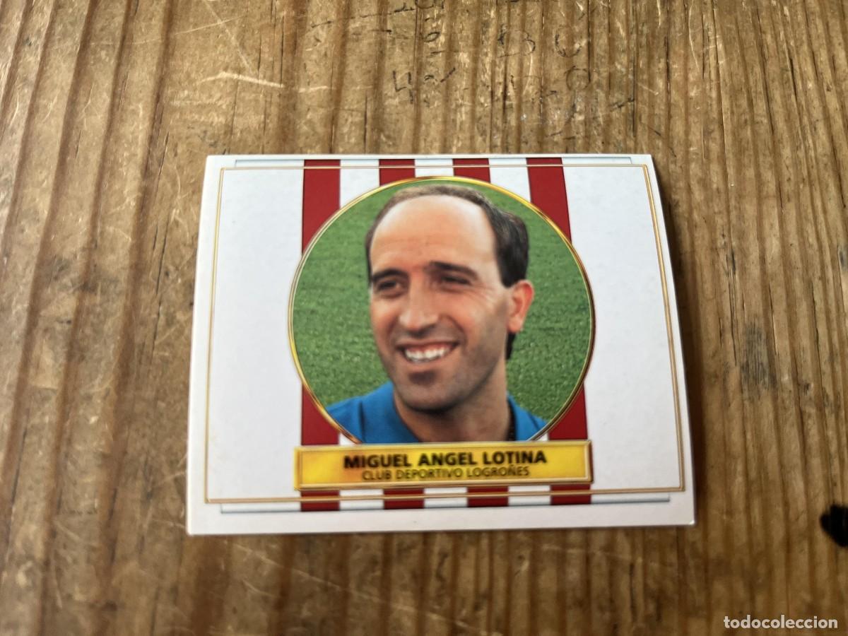 Cromos de f&uacute;tbol: CROMO SIN PEGAR NUNCA PEGADO ALBUM LIGA ESTE 96 97 1996 1997 LOGRO&Ntilde;ES ENTRENADOR MIGUEL ANGEL LOTINA