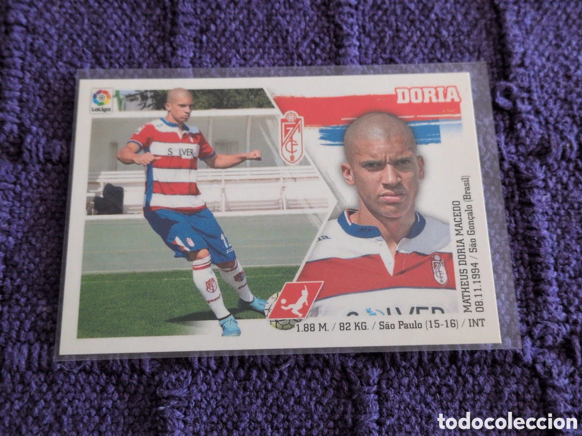 Football Stickers: DORIA GRANADA C. F. LIGA ESTE 2015 2016 15 16 NUNCA PEGADO SIN PEGAR. NUEVO
