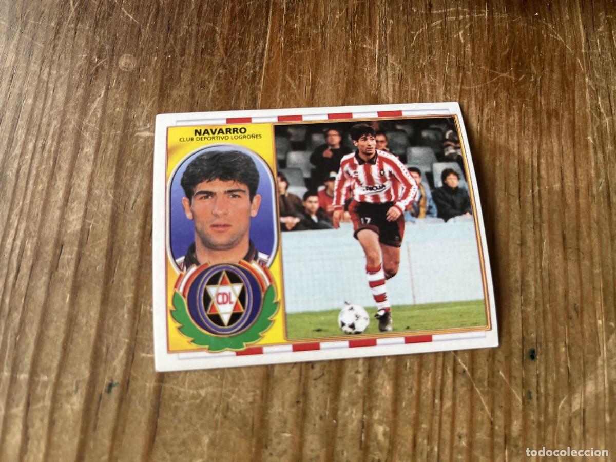 Cromos de f&uacute;tbol: CROMO SIN PEGAR NUNCA PEGADO ALBUM LIGA ESTE 96 97 1996 1997 LOGRO&Ntilde;ES NAVARRO