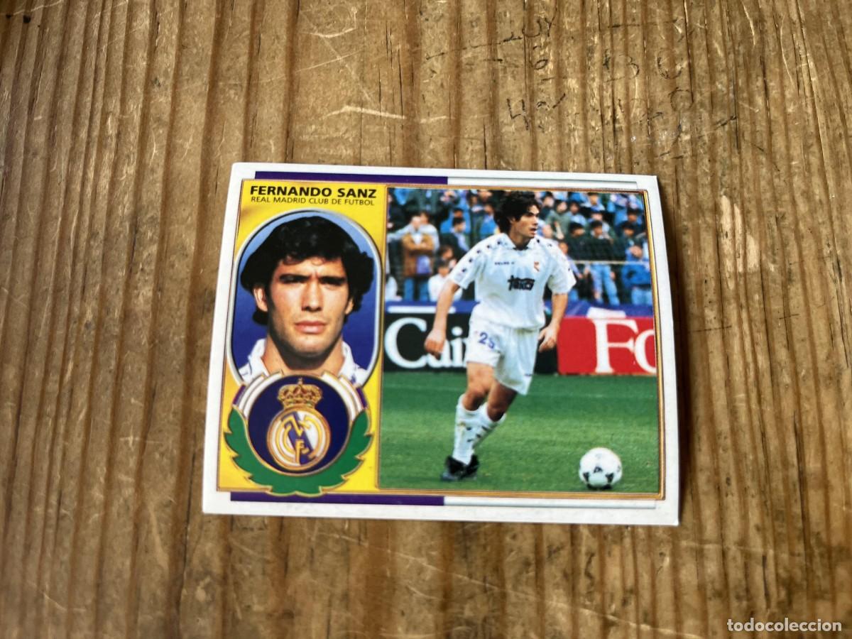 Cromos de f&uacute;tbol: CROMO SIN PEGAR NUNCA PEGADO ALBUM LIGA ESTE 96 97 1996 1997 REAL MADRID FERNANDO SANZ