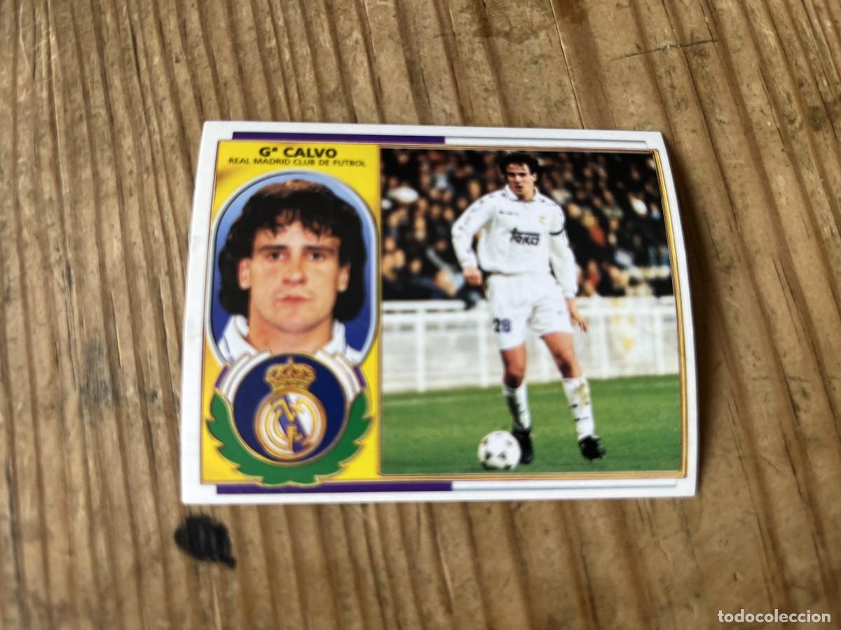 Cromos de f&uacute;tbol: CROMO SIN PEGAR NUNCA PEGADO ALBUM LIGA ESTE 96 97 1996 1997 REAL MADRID GARCIA CALVO