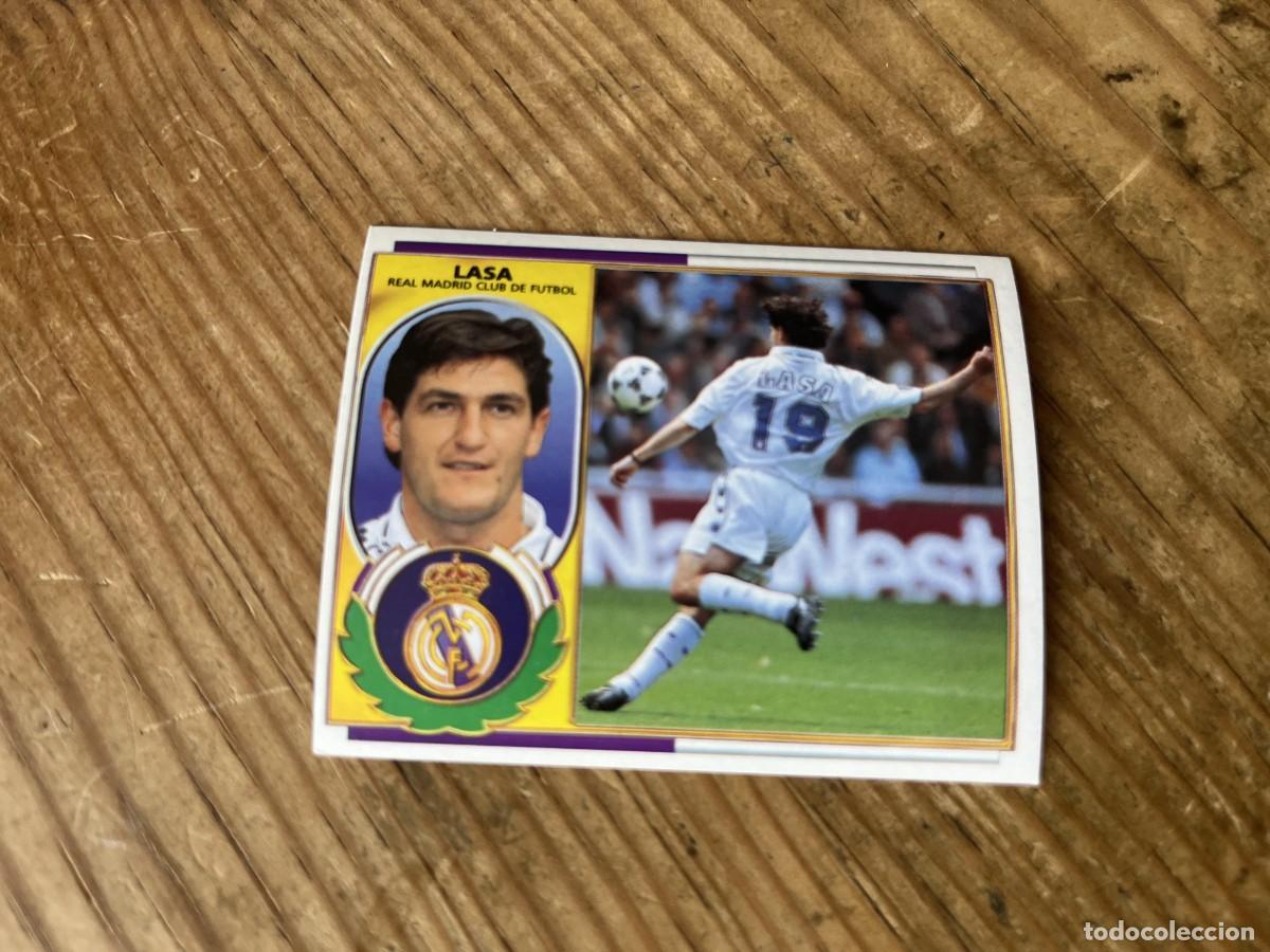 Cromos de f&uacute;tbol: CROMO SIN PEGAR NUNCA PEGADO ALBUM LIGA ESTE 96 97 1996 1997 REAL MADRID MIKEL LASA