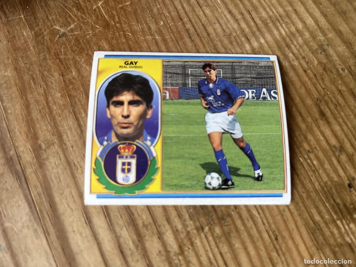 Cromos de f&uacute;tbol: CROMO SIN PEGAR NUNCA PEGADO ALBUM LIGA ESTE 96 97 1996 1997 REAL OVIEDO GAY