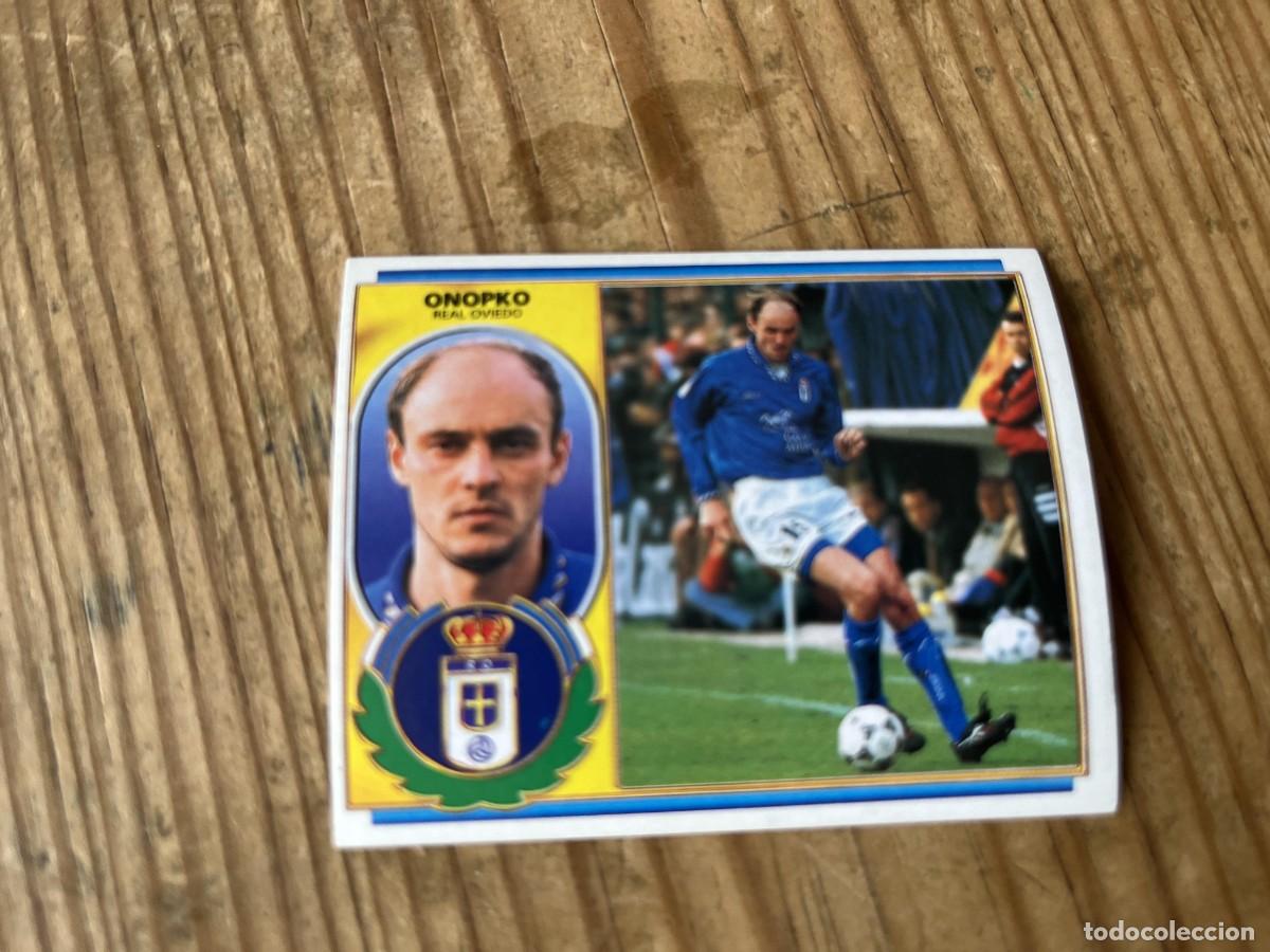 Cromos de f&uacute;tbol: CROMO SIN PEGAR NUNCA PEGADO ALBUM LIGA ESTE 96 97 1996 1997 REAL OVIEDO ONOPKO