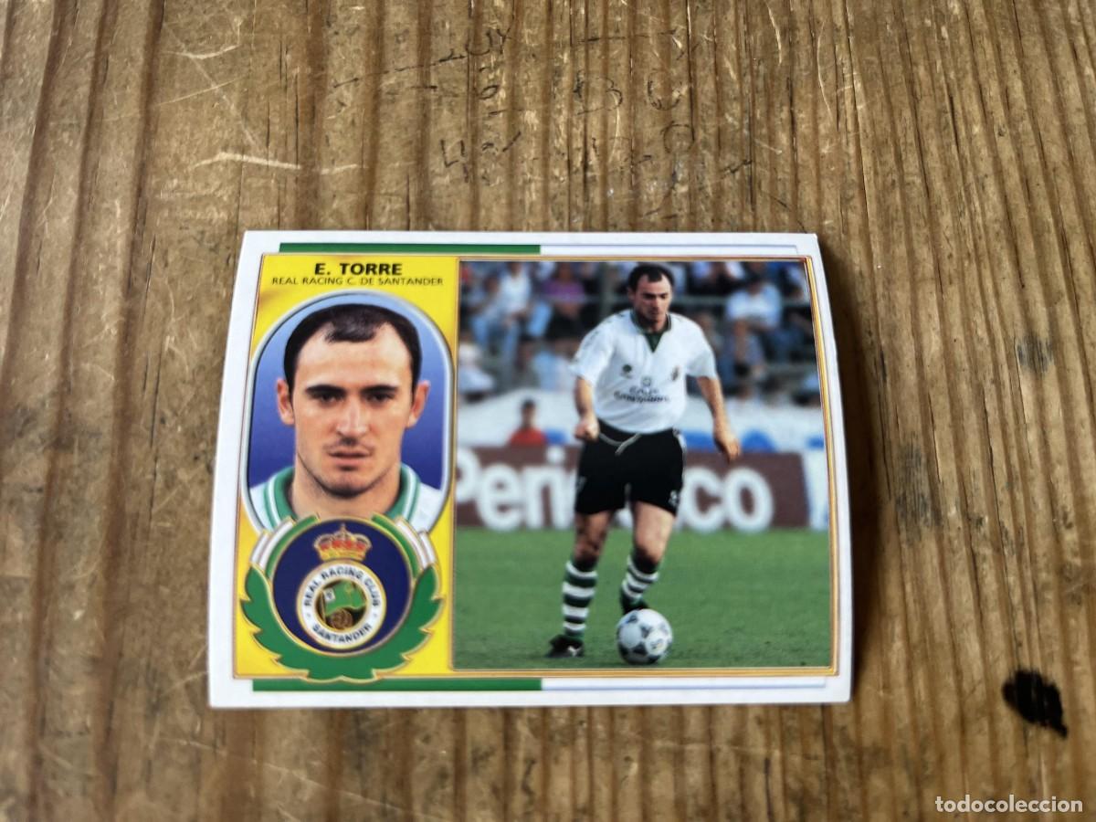 Cromos de f&uacute;tbol: CROMO SIN PEGAR NUNCA PEGADO ALBUM LIGA ESTE 96 97 1996 1997 RACING SANTANDER ESTEBAN TORRE