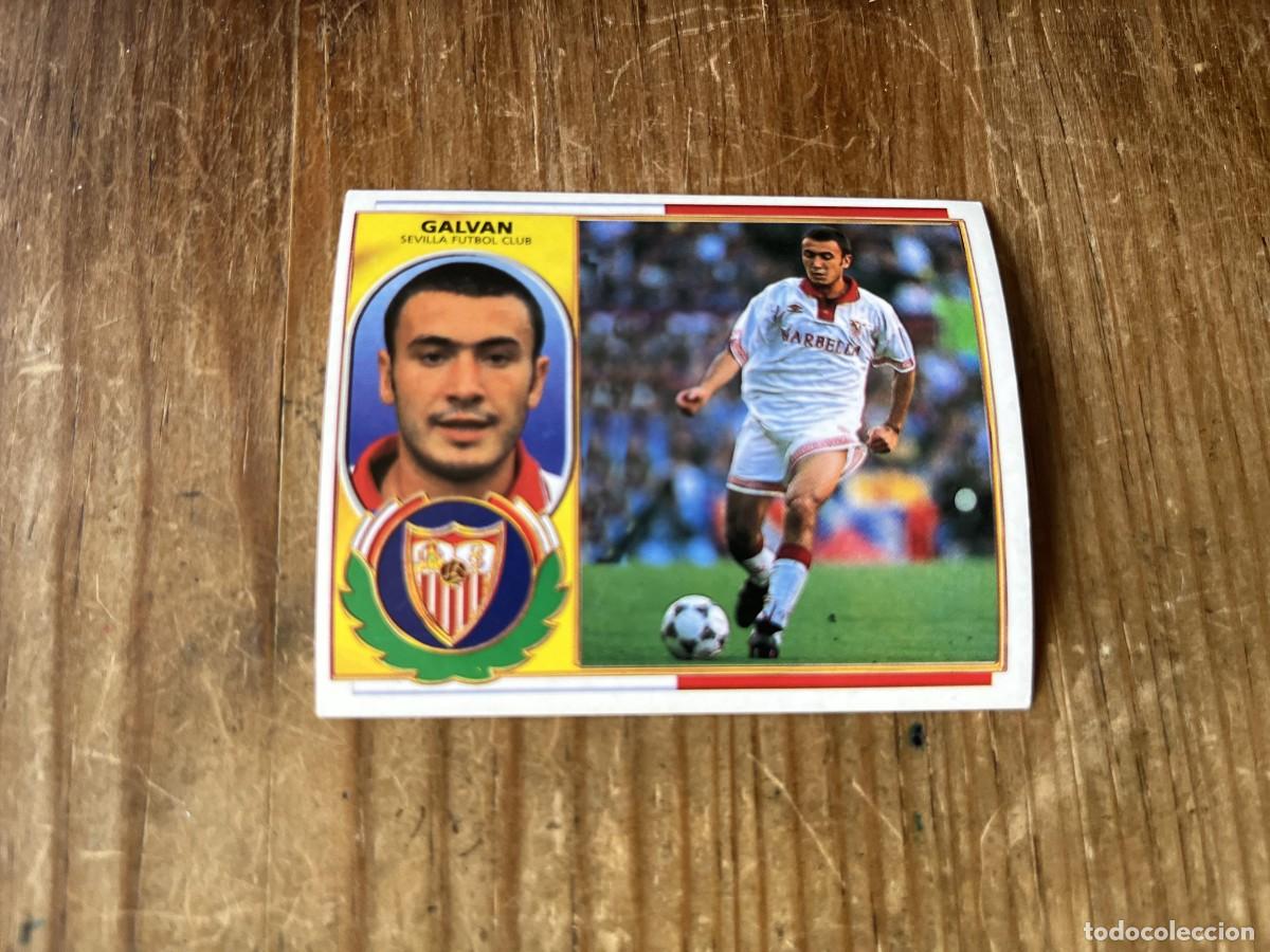 Cromos de f&uacute;tbol: CROMO SIN PEGAR NUNCA PEGADO ALBUM LIGA ESTE 96 97 1996 1997 SEVILLA GALVAN