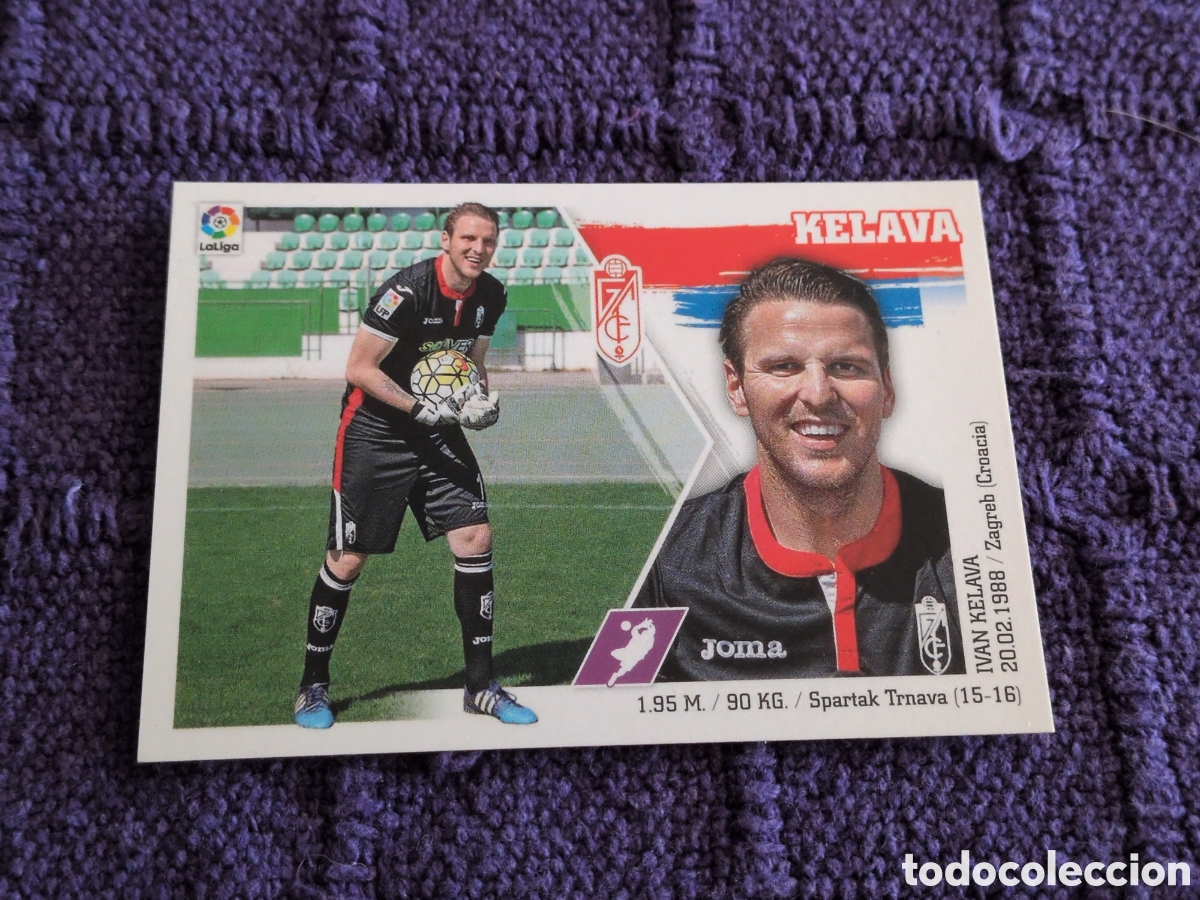 Cartes &agrave; collectionner de Football: KELAVA GRANADA C. F. COLOCA LIGA ESTE 2015 2016 15 16 NUNCA PEGADO SIN PEGAR. NUEVO