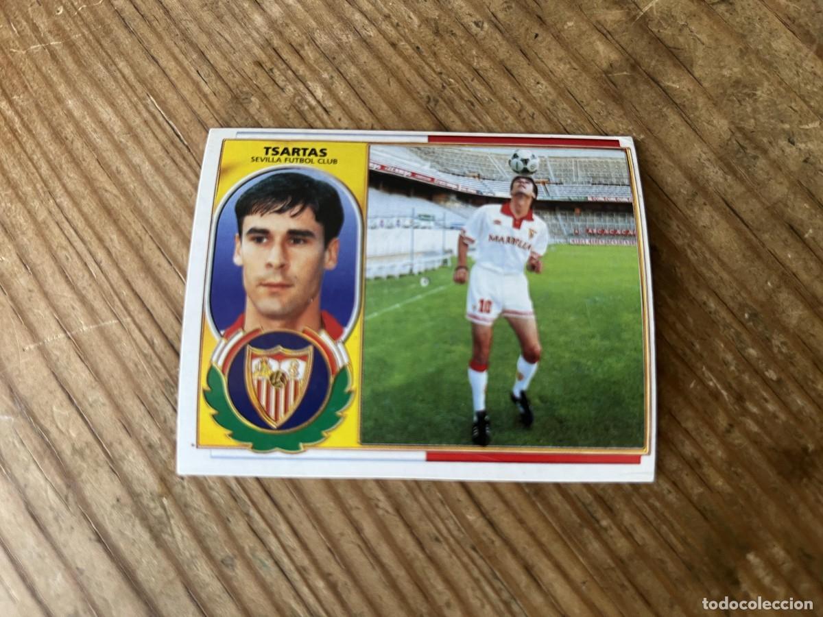 Cromos de f&uacute;tbol: CROMO SIN PEGAR NUNCA PEGADO ALBUM LIGA ESTE 96 97 1996 1997 SEVILLA TSARTAS