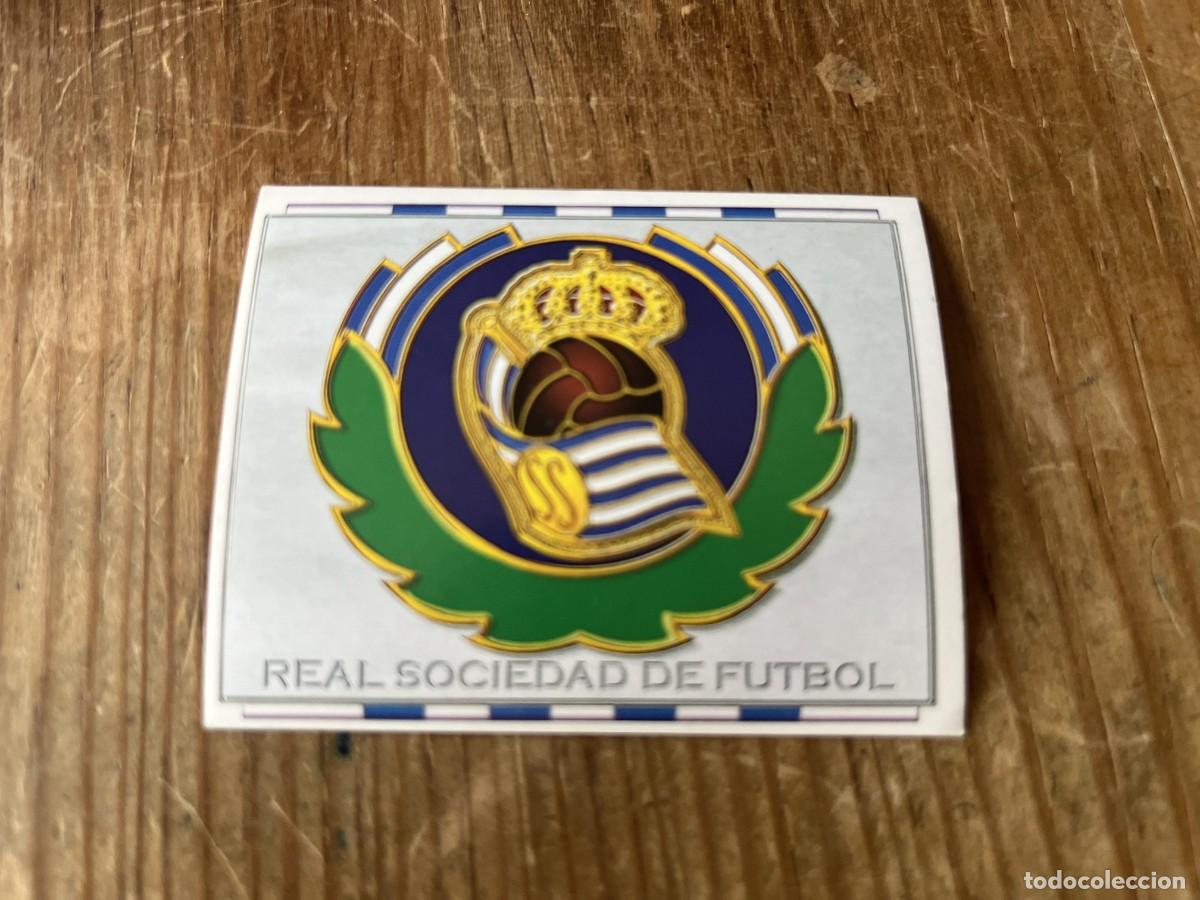 Cromos de f&uacute;tbol: CROMO SIN PEGAR NUNCA PEGADO ALBUM LIGA ESTE 96 97 1996 1997 REAL SOCIEDAD ESCUDO