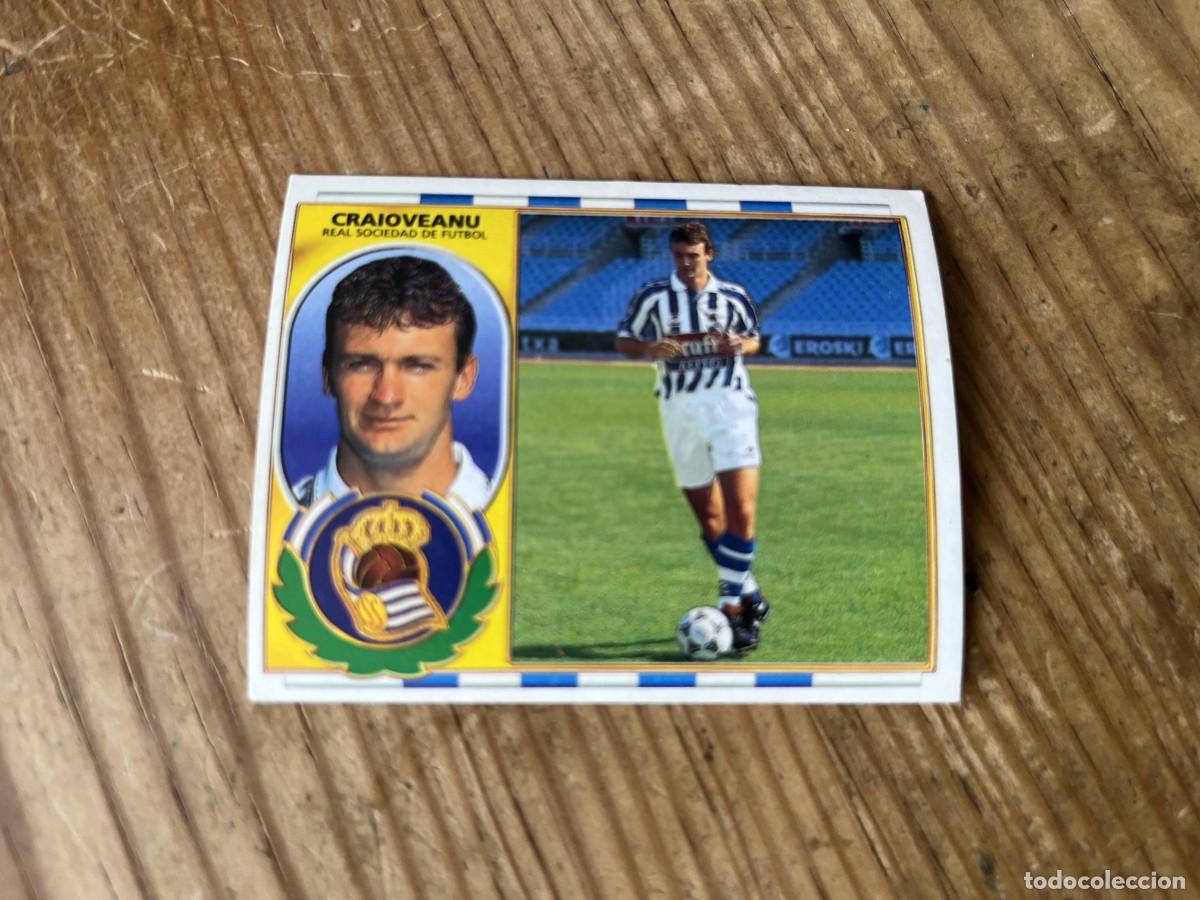 Cromos de f&uacute;tbol: CROMO SIN PEGAR NUNCA PEGADO ALBUM LIGA ESTE 96 97 1996 1997 REAL SOCIEDAD CRAIOVEANU