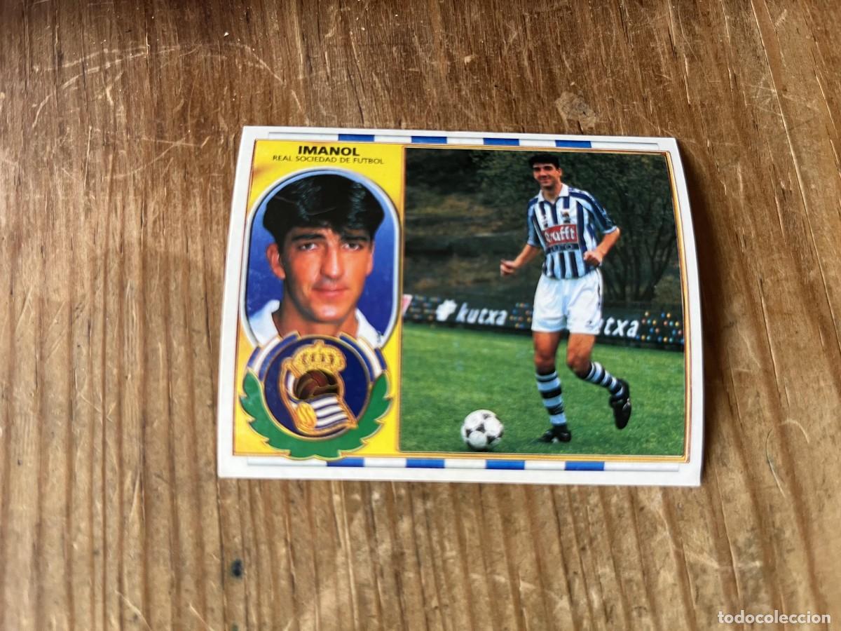 Cromos de f&uacute;tbol: CROMO SIN PEGAR NUNCA PEGADO ALBUM LIGA ESTE 96 97 1996 1997 REAL SOCIEDAD IMANOL