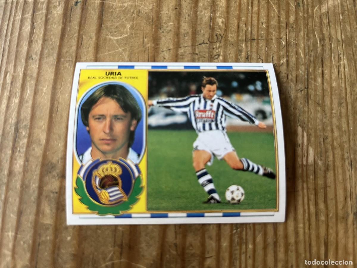 Cromos de f&uacute;tbol: CROMO SIN PEGAR NUNCA PEGADO ALBUM LIGA ESTE 96 97 1996 1997 REAL SOCIEDAD URIA