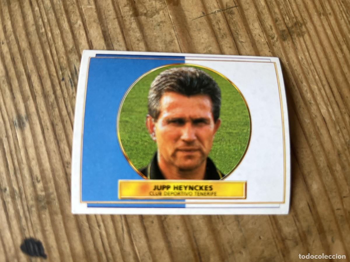 Cromos de f&uacute;tbol: CROMO SIN PEGAR NUNCA PEGADO ALBUM LIGA ESTE 96 97 1996 1997 TENERIFE ENTRENADOR JUPP HEYNCKES