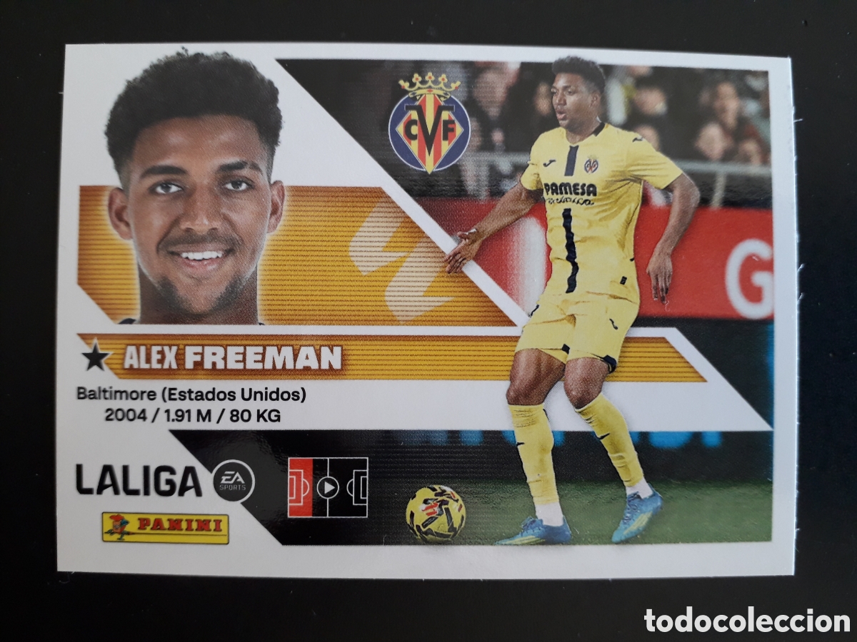 Fu&szlig;ball-Sticker: FREEMAN VILLARREAL N&deg; 7B ED ESTE 2026 2027 26 27 SIN PEGAR PEDIDO M&Iacute;NIMO 3&euro;