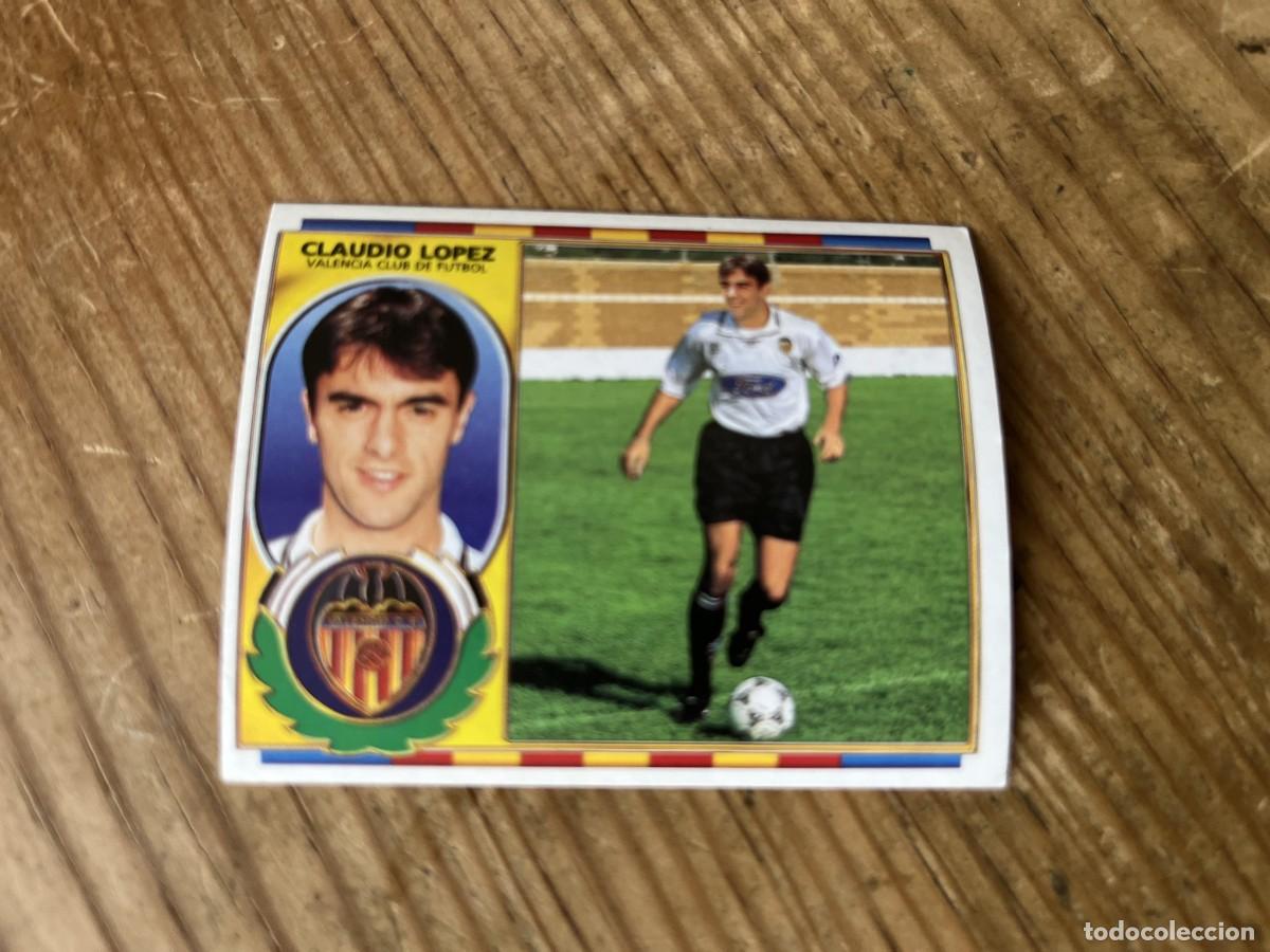 Fu&szlig;ball-Sticker: CROMO SIN PEGAR NUNCA PEGADO ALBUM LIGA ESTE 96 97 1996 1997 VALENCIA CLAUDIO LOPEZ