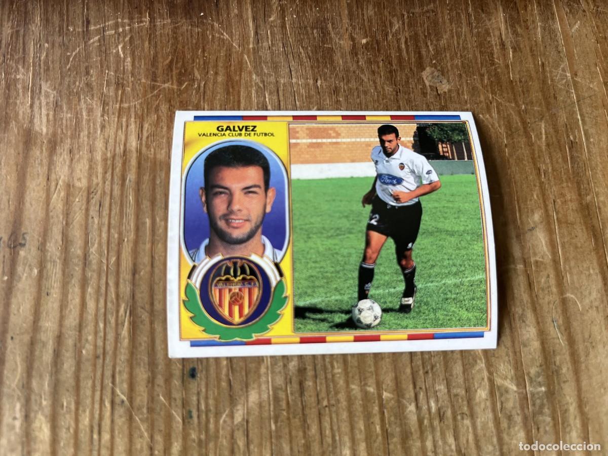 Fu&szlig;ball-Sticker: CROMO SIN PEGAR NUNCA PEGADO ALBUM LIGA ESTE 96 97 1996 1997 VALENCIA GALVEZ
