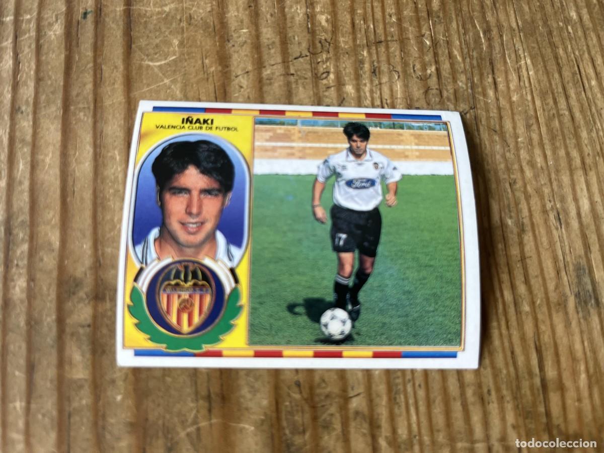 Fu&szlig;ball-Sticker: CROMO SIN PEGAR NUNCA PEGADO ALBUM LIGA ESTE 96 97 1996 1997 VALENCIA I&Ntilde;AKI