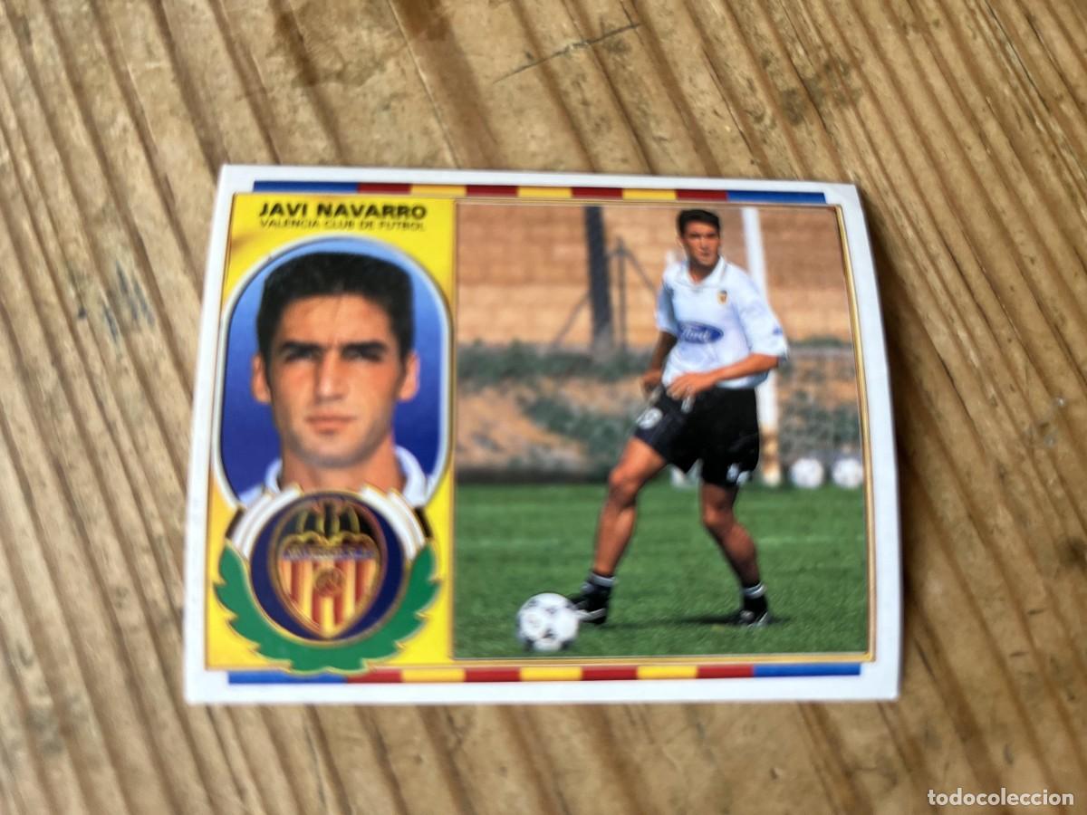 Fu&szlig;ball-Sticker: CROMO SIN PEGAR NUNCA PEGADO ALBUM LIGA ESTE 96 97 1996 1997 VALENCIA JAVI NAVARRO