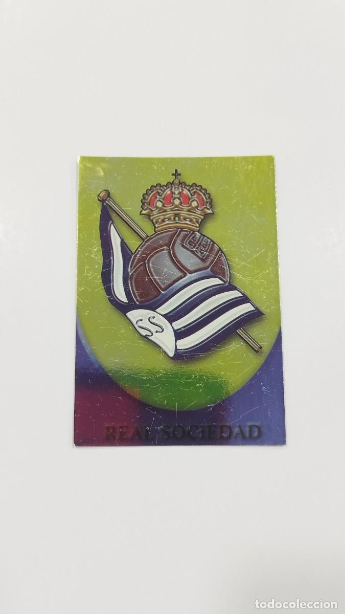 Football Stickers: LAS FICHAS DE LA LIGA 2003 - ESCUDO - REAL SOCIEDAD