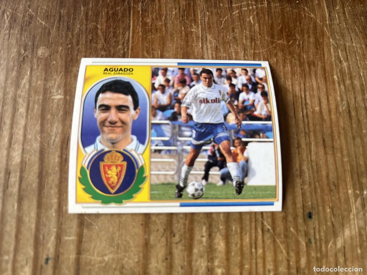 Cartes &agrave; collectionner de Football: CROMO SIN PEGAR NUNCA PEGADO ALBUM LIGA ESTE 96 97 1996 1997 ZARAGOZA AGUADO