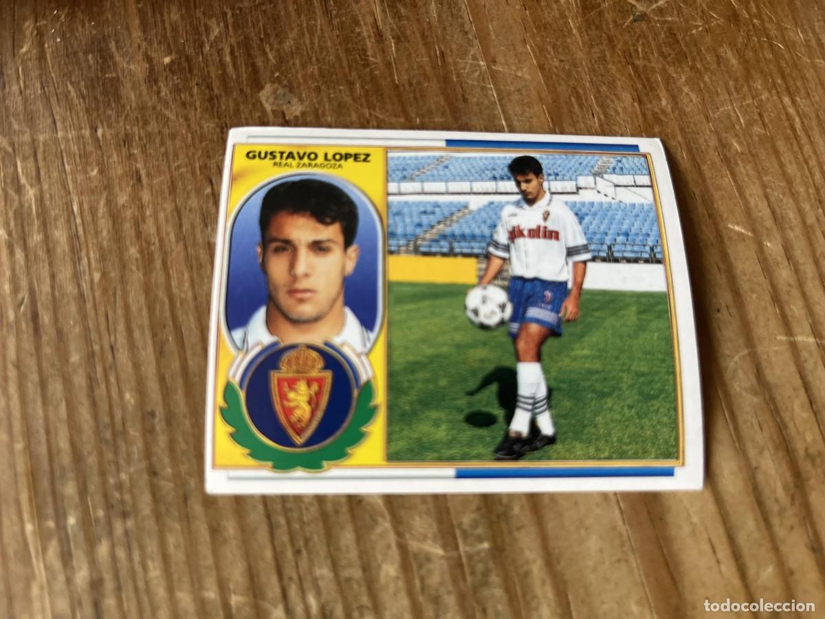 Football Stickers: CROMO SIN PEGAR NUNCA PEGADO ALBUM LIGA ESTE 96 97 1996 1997 ZARAGOZA GUSTAVO LOPEZ