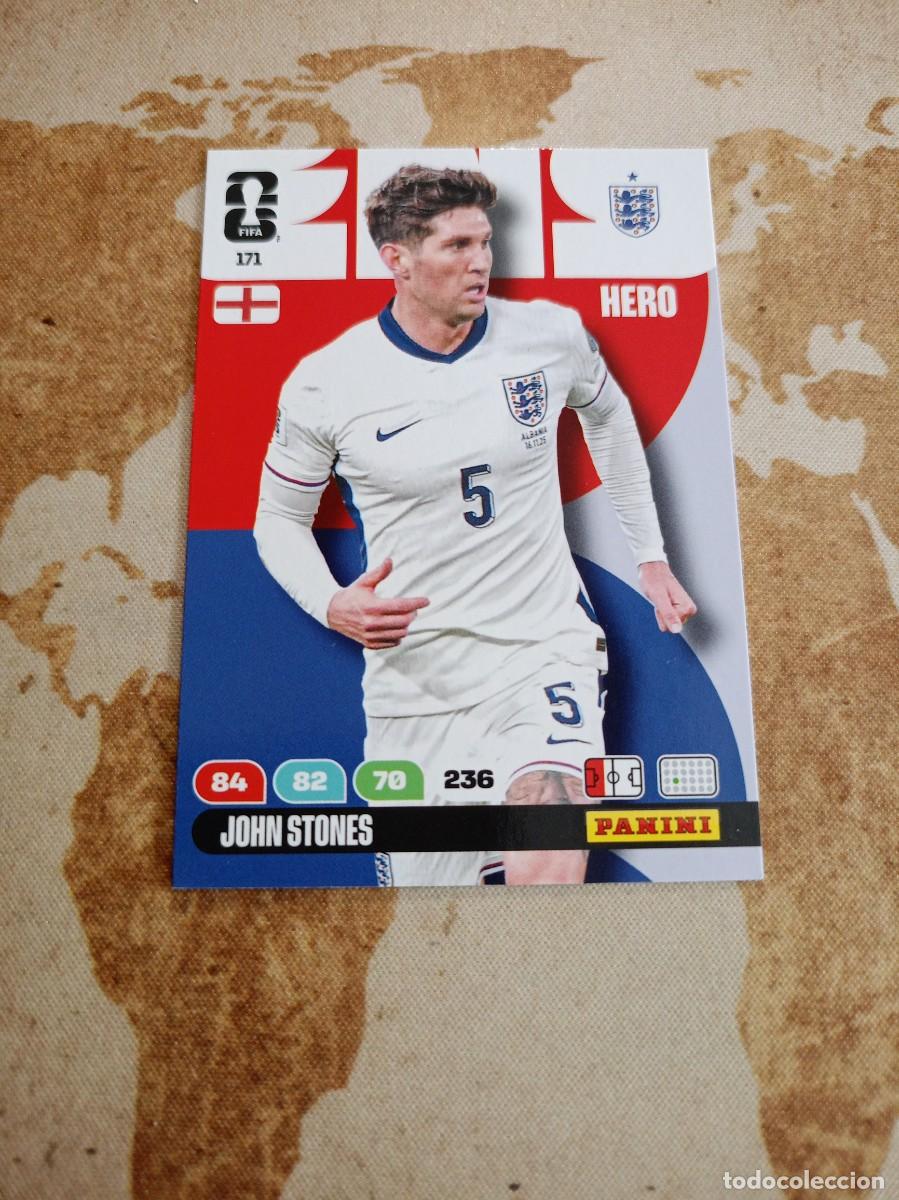 Fu&szlig;ball-Sticker: Inglaterra 171 JOHN STONES Adrenalyn WORLD Cup 2026