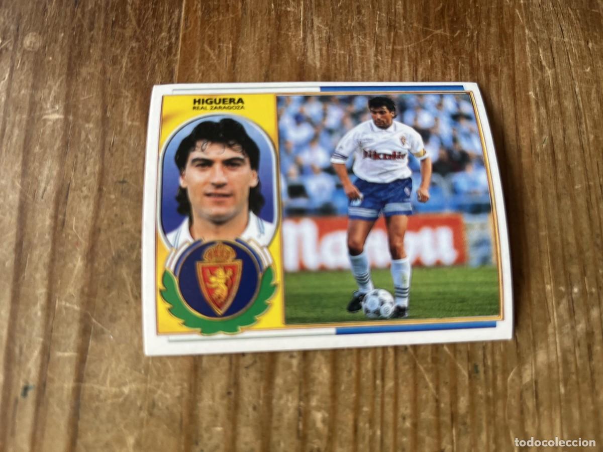 Fu&szlig;ball-Sticker: CROMO SIN PEGAR NUNCA PEGADO ALBUM LIGA ESTE 96 97 1996 1997 ZARAGOZA HIGUERA