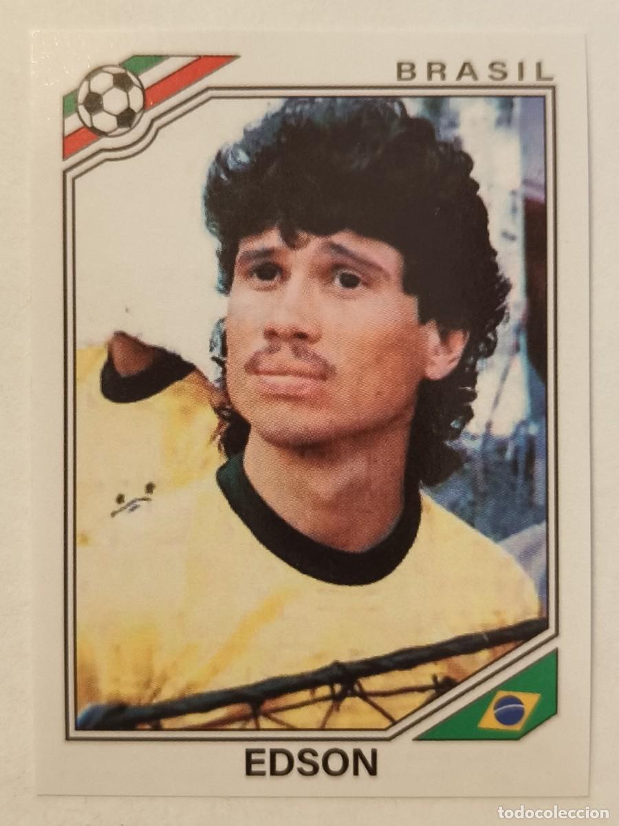 Fu&szlig;ball-Sticker: #242 EDSON (BRASIL) MUNDIAL MEXICO 86 PANINI