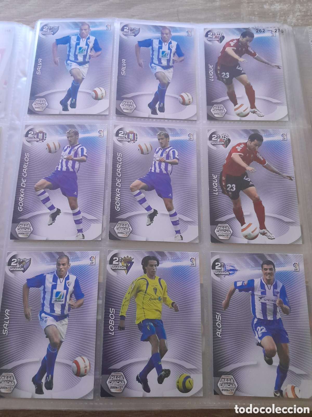 Football Stickers: Lote 9 cromos megacracks 2006 2007