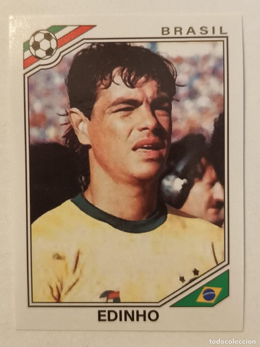 Fu&szlig;ball-Sticker: #243 EDINHO (BRASIL) MUNDIAL MEXICO 86 PANINI