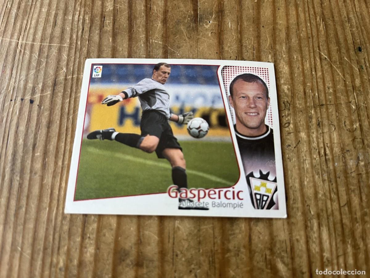 Fu&szlig;ball-Sticker: CROMO SIN PEGAR NUNCA PEGADO ALBUM LIGA ESTE 04 05 2004 2005 ALBACETE GASPERCIC