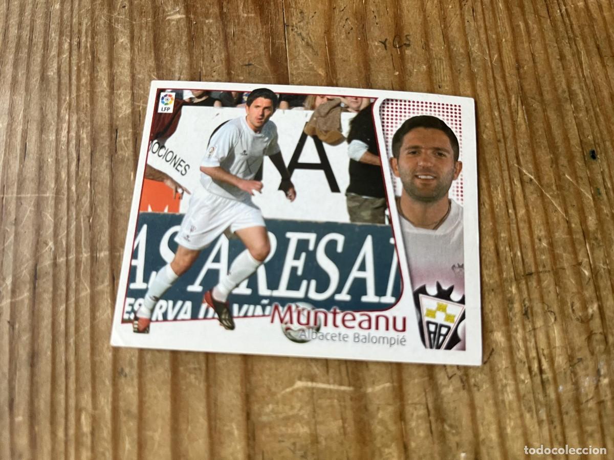 Fu&szlig;ball-Sticker: CROMO SIN PEGAR NUNCA PEGADO ALBUM LIGA ESTE 04 05 2004 2005 ALBACETE MUNTEANU
