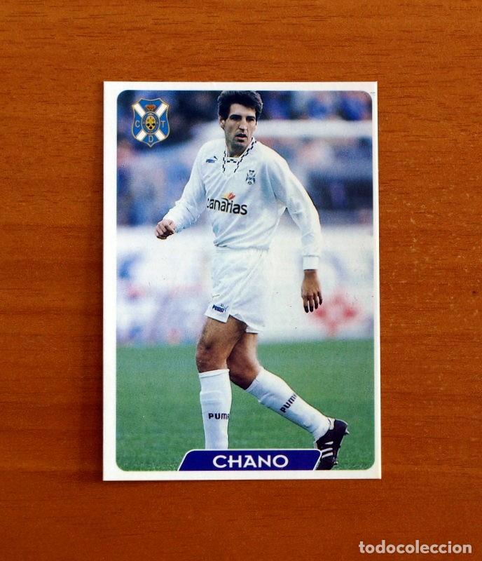 Fu&szlig;ball-Sticker: Tenerife -N&ordm; 260 Chano -Las Fichas de la Liga 95-96-1995-1996 -Mundicromo Sport