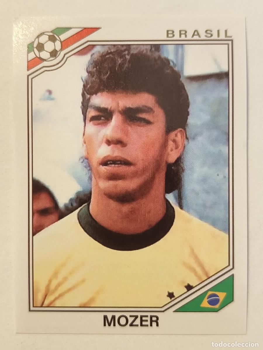 Fu&szlig;ball-Sticker: #245 MOZER (BRASIL) MUNDIAL MEXICO 86 PANINI