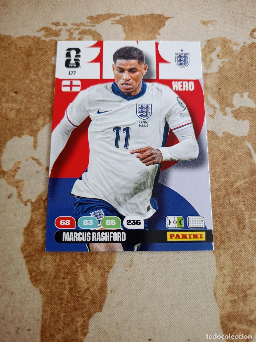 Cromos de f&uacute;tbol: Inglaterra 177 MARCUS RASHFORD Adrenalyn WORLD Cup 2026