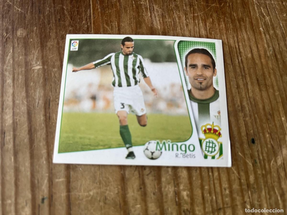 Cromos de f&uacute;tbol: CROMO SIN PEGAR NUNCA PEGADO ALBUM LIGA ESTE 04 05 2004 2005 REAL BETIS MINGO