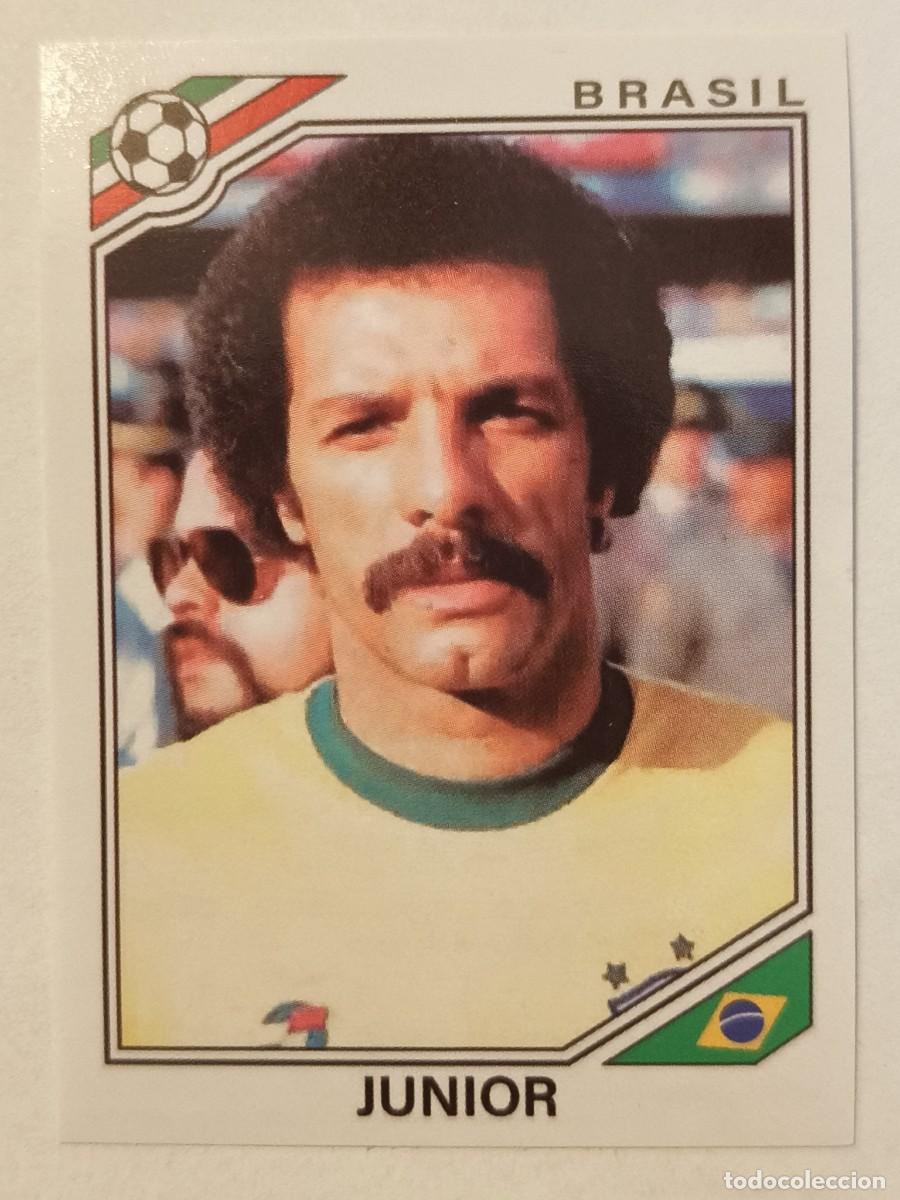 Cromos de f&uacute;tbol: #246 JUNIOR (BRASIL) MUNDIAL MEXICO 86 PANINI