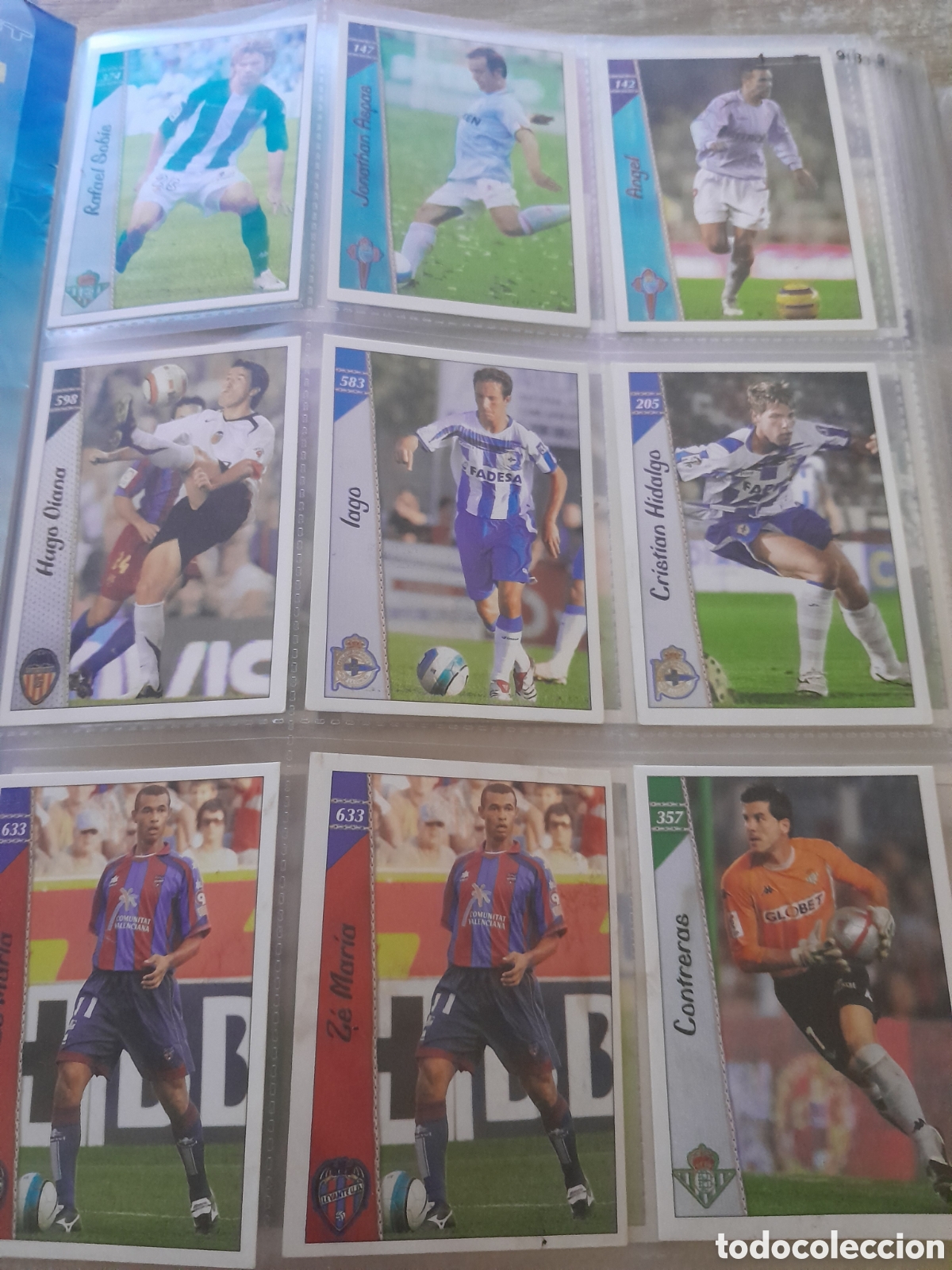 Cromos de Futebol: Lote 9 cromos las fichas de la liga mundicromo 2007
