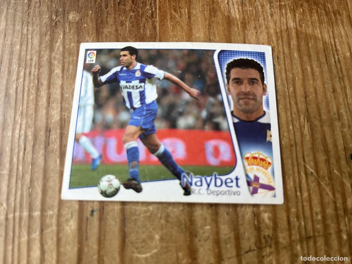 Cromos de f&uacute;tbol: CROMO SIN PEGAR NUNCA PEGADO ALBUM LIGA ESTE 04 05 2004 2005 DEPORTIVO CORU&Ntilde;A NAYBET