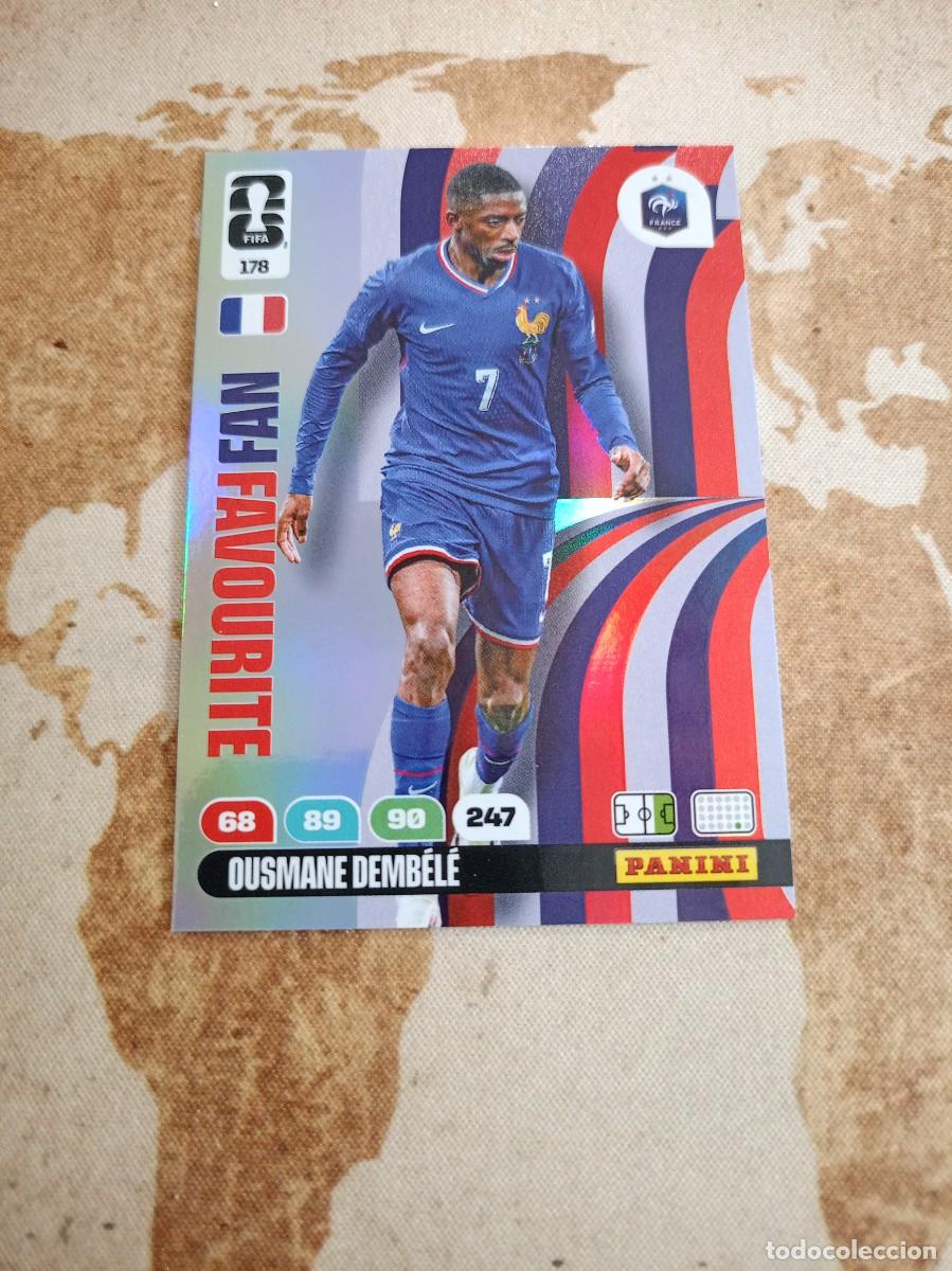 Cromos de f&uacute;tbol: Francia 178 OUSMANE DEMBEL&Eacute; Adrenalyn WORLD Cup 2026