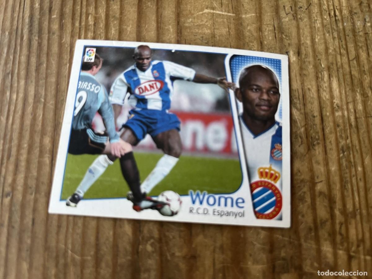 Cromos de f&uacute;tbol: CROMO SIN PEGAR NUNCA PEGADO ALBUM LIGA ESTE 04 05 2004 2005 ESPANYOL ESPA&Ntilde;OL WOME